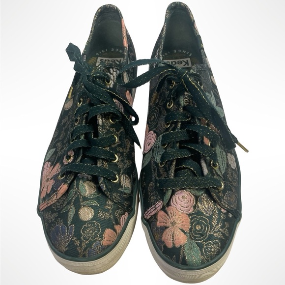 Keds Women's Floral platform Sneakers paper rifle company size 9.5 - Picture 1 of 6